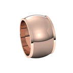 Stepped-Edge Half Round Band