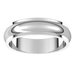Stepped-Edge Half Round Band