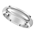 Stepped-Edge Half Round Band