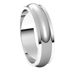 Stepped-Edge Half Round Band