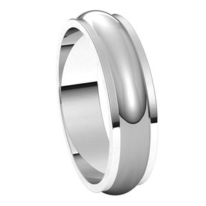 Stepped-Edge Half Round Band