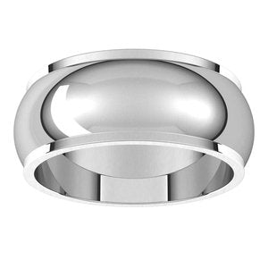 Stepped-Edge Half Round Band