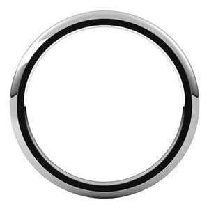 Comfort-Fit Half Round Band