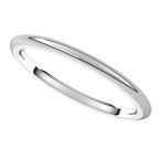 Comfort-Fit Half Round Band