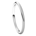 Comfort-Fit Half Round Band