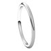 Comfort-Fit Half Round Band
