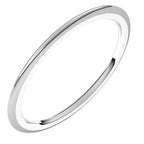 Comfort-Fit Half Round Band