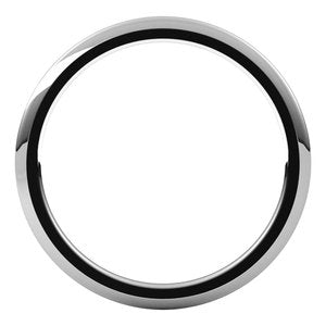 Comfort-Fit Half Round Band