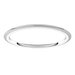 Comfort-Fit Half Round Band