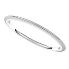 Comfort-Fit Half Round Band