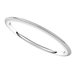 Comfort-Fit Half Round Band