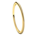 Comfort-Fit Half Round Band