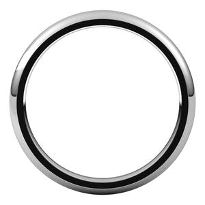Comfort-Fit Half Round Band