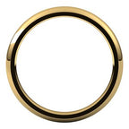 Comfort-Fit Half Round Band
