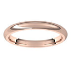 Comfort-Fit Half Round Band