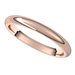 Comfort-Fit Half Round Band