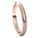 Comfort-Fit Half Round Band