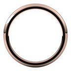 Comfort-Fit Half Round Band
