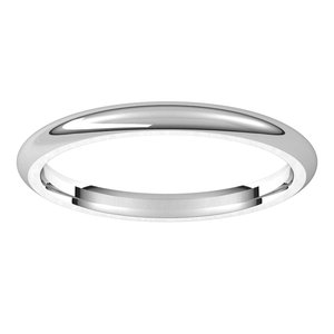 Comfort-Fit Half Round Band