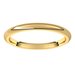 Comfort-Fit Half Round Band