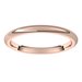 Comfort-Fit Half Round Band