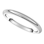 Comfort-Fit Half Round Band