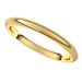 Comfort-Fit Half Round Band