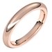 Comfort-Fit Half Round Band