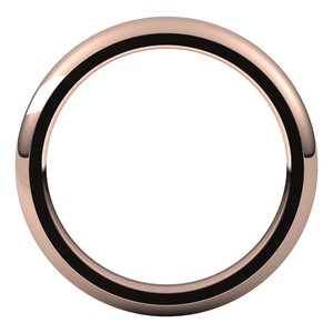 Comfort-Fit Half Round Band