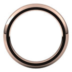Comfort-Fit Half Round Band