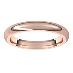 Comfort-Fit Half Round Band