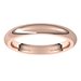 Comfort-Fit Half Round Band