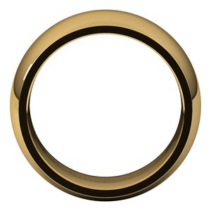 Comfort-Fit Half Round Band