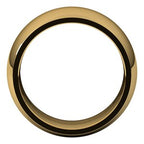 Comfort-Fit Half Round Band