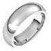 Comfort-Fit Half Round Band