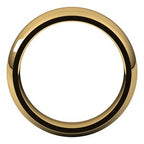 Comfort-Fit Half Round Band