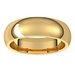 Comfort-Fit Half Round Band