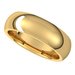 Comfort-Fit Half Round Band