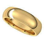 Comfort-Fit Half Round Band