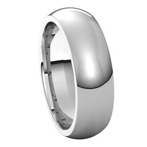 Comfort-Fit Half Round Band