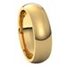 Comfort-Fit Half Round Band