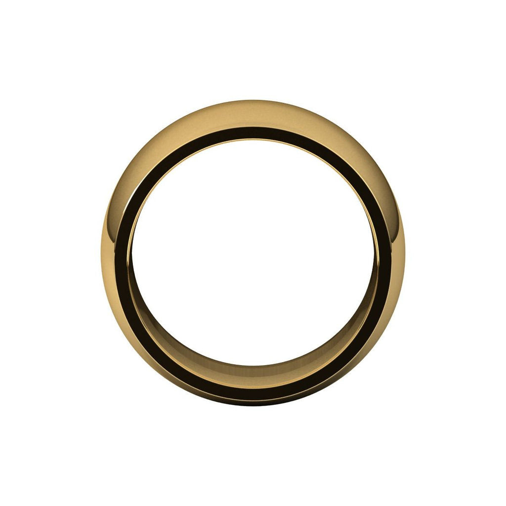 Comfort-Fit Half Round Band