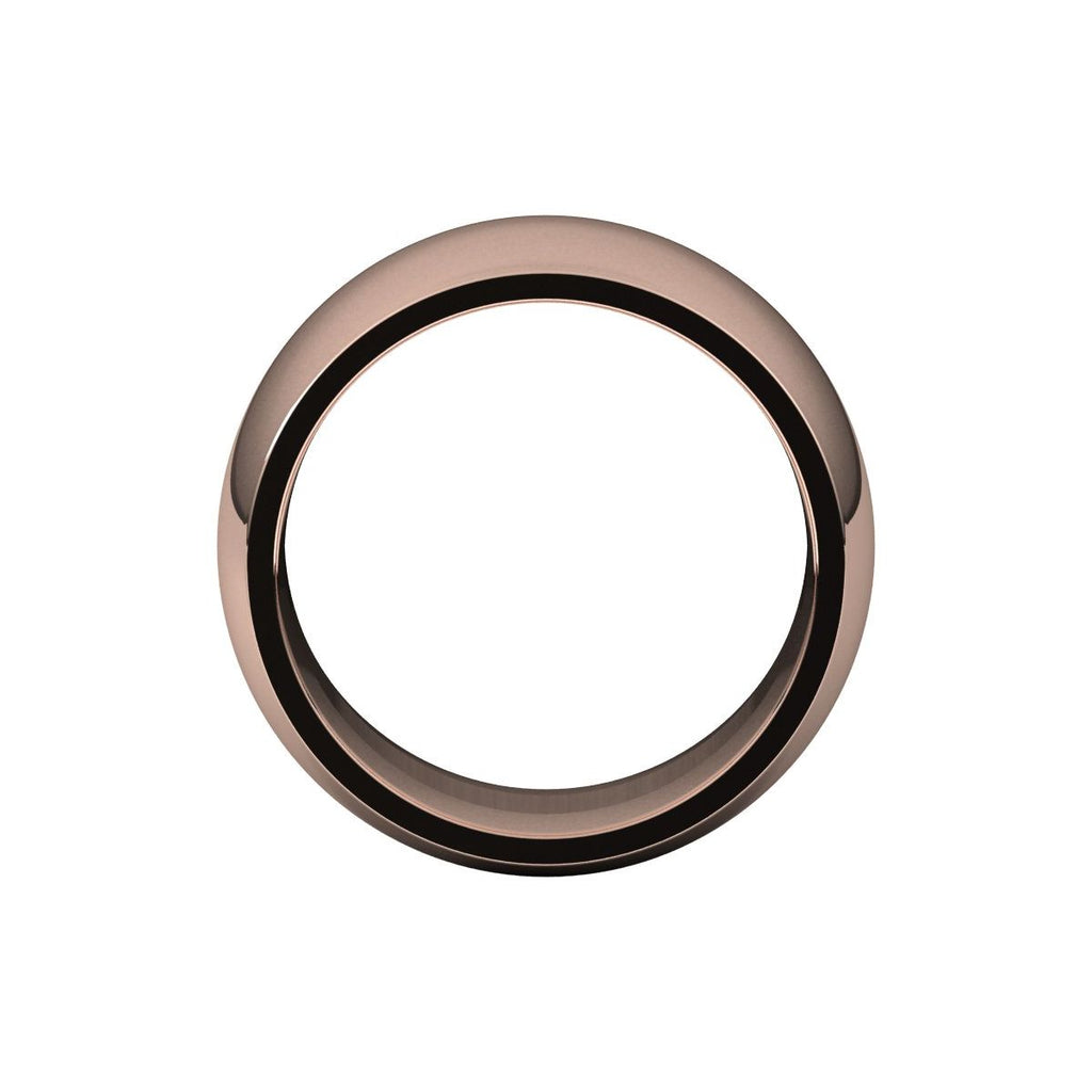 Comfort-Fit Half Round Band