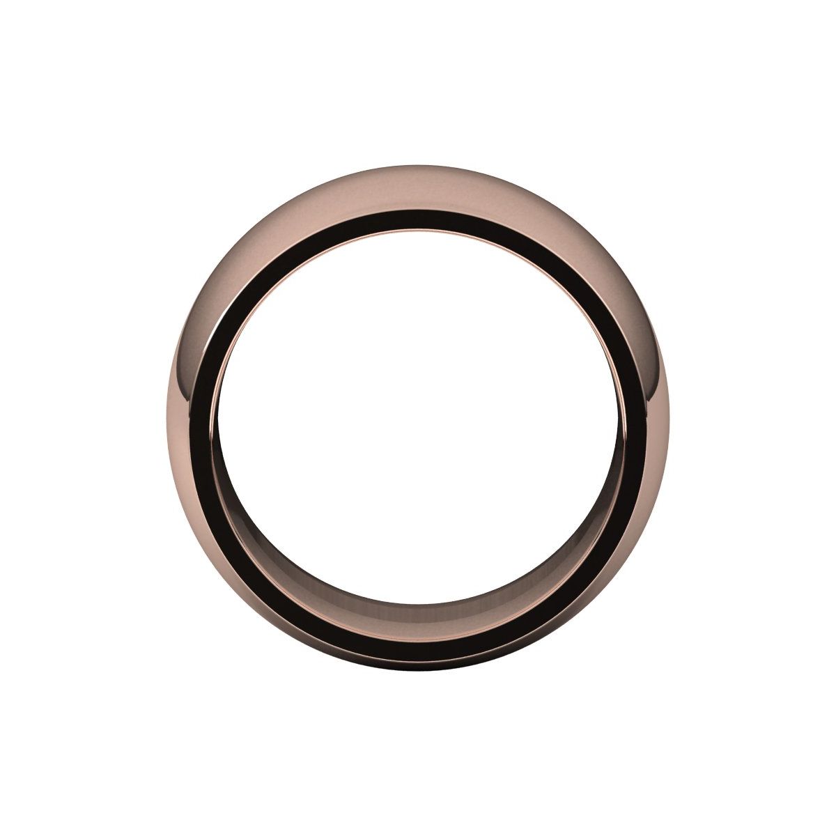 Comfort-Fit Half Round Band