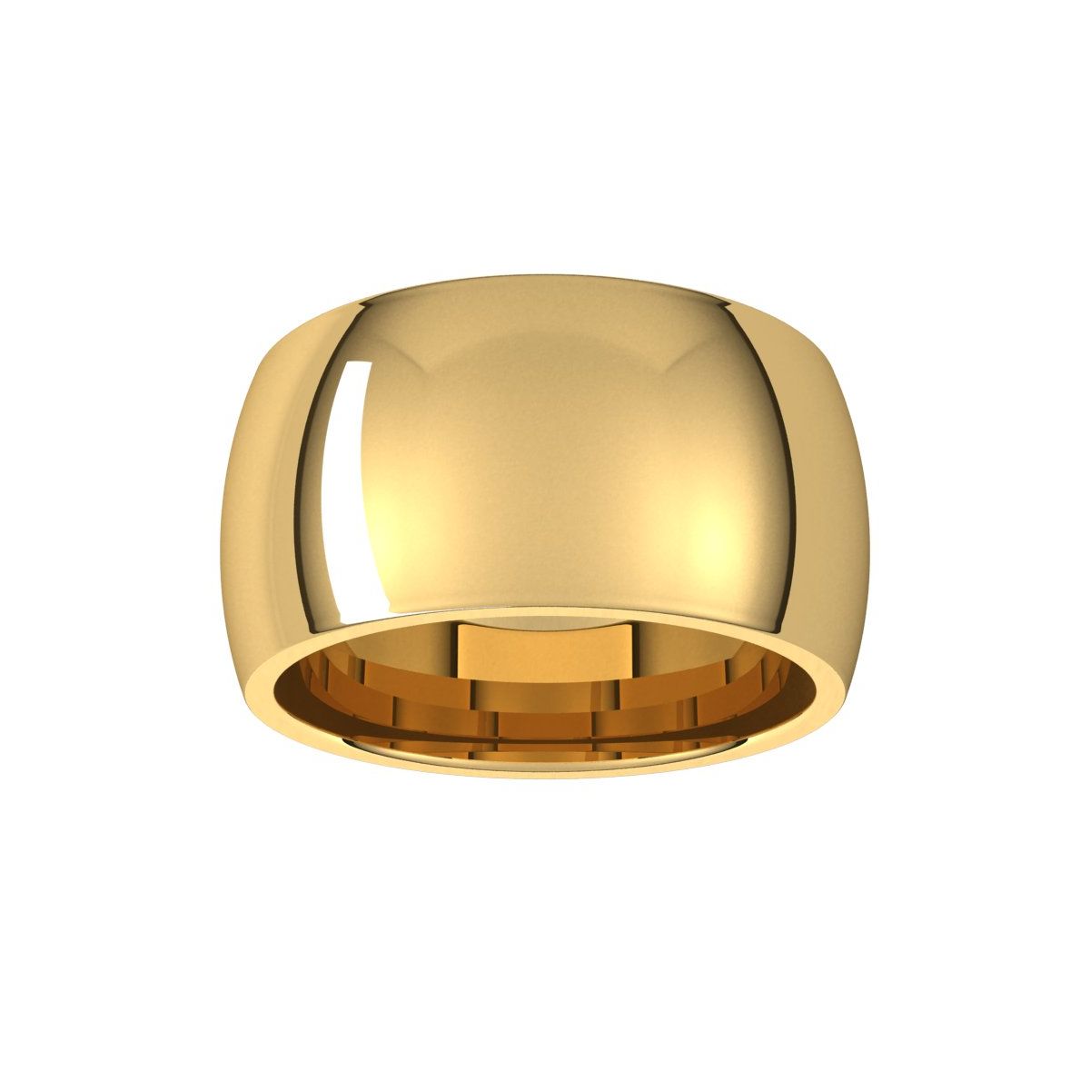 Comfort-Fit Half Round Band
