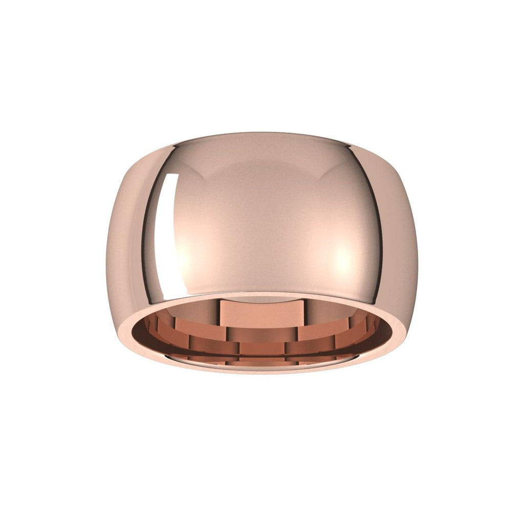Comfort-Fit Half Round Band