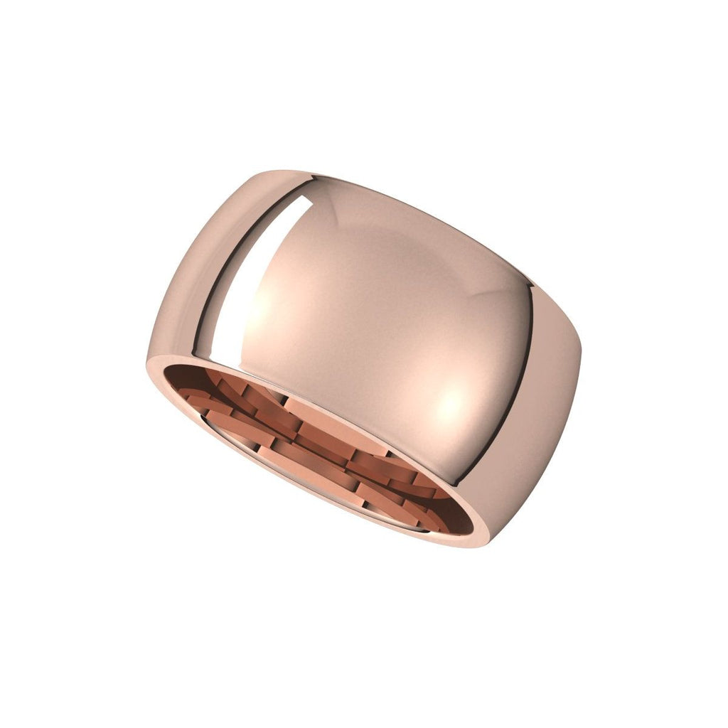 Comfort-Fit Half Round Band