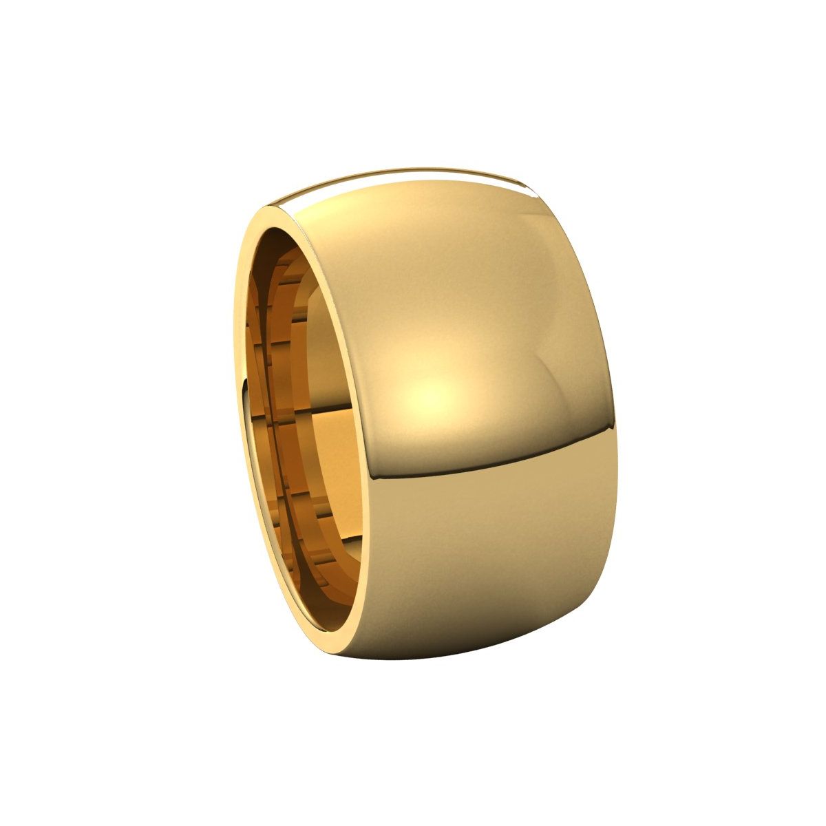 Comfort-Fit Half Round Band