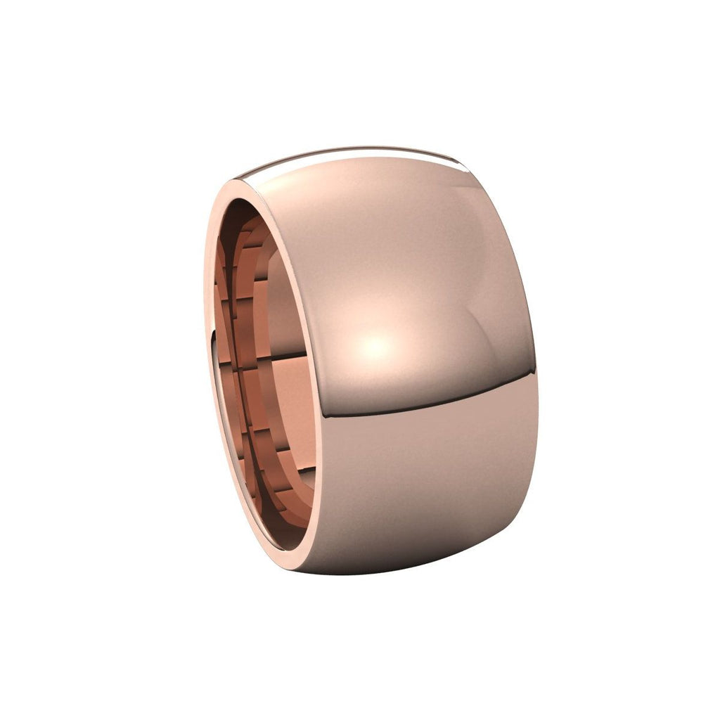 Comfort-Fit Half Round Band
