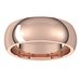 Comfort-Fit Half Round Band